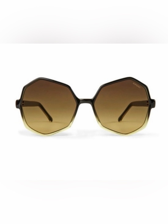 Komono Accessories - Komono Sunglasses NEW The Bonnie Oversized Geometric Gradient Black Yellow